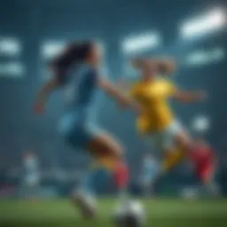 Analysis of major tournaments in women's football