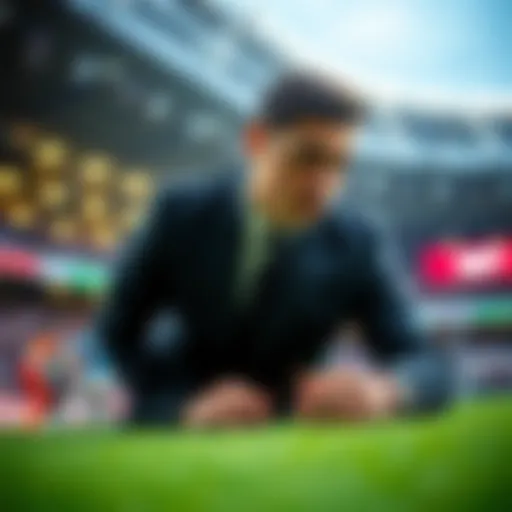 Conceptual illustration of betting analysis