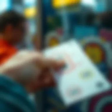 A close-up of a person scratching a lottery ticket revealing potential prizes
