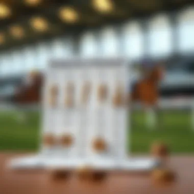 Components of a horse racing card explained visually