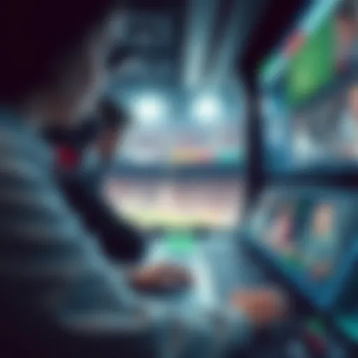Interactive betting platform showcasing user engagement