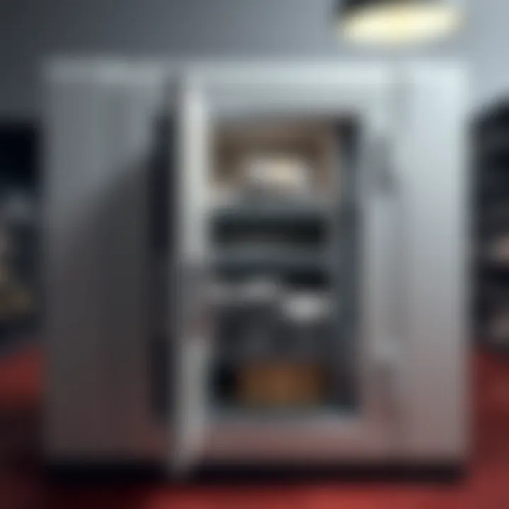 Safe deposit box for cash