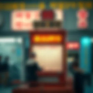 Illustration showcasing the history of lottery games in Korea