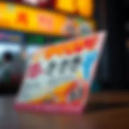 Korean lottery ticket showcasing colorful designs