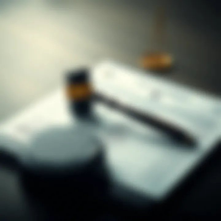 A legal document with a gavel representing the regulatory environment for betting in Korea