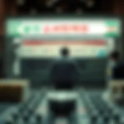 An intricate visual representation of the Korean lottery system mechanics