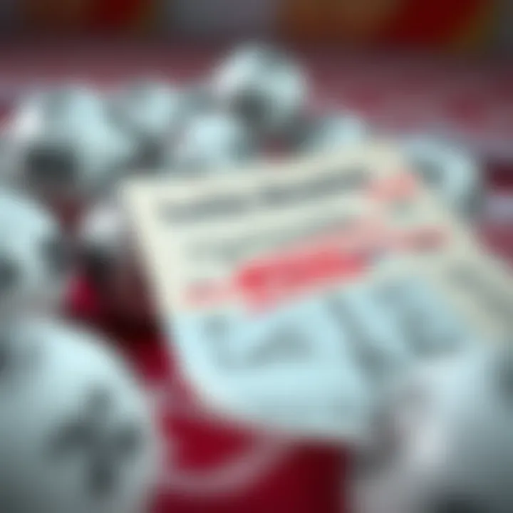 Strategic Approach to Lotto Buying Illustration of a lottery ticket with strategic notes