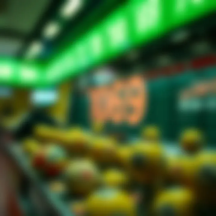 Visual representation of lottery number trends