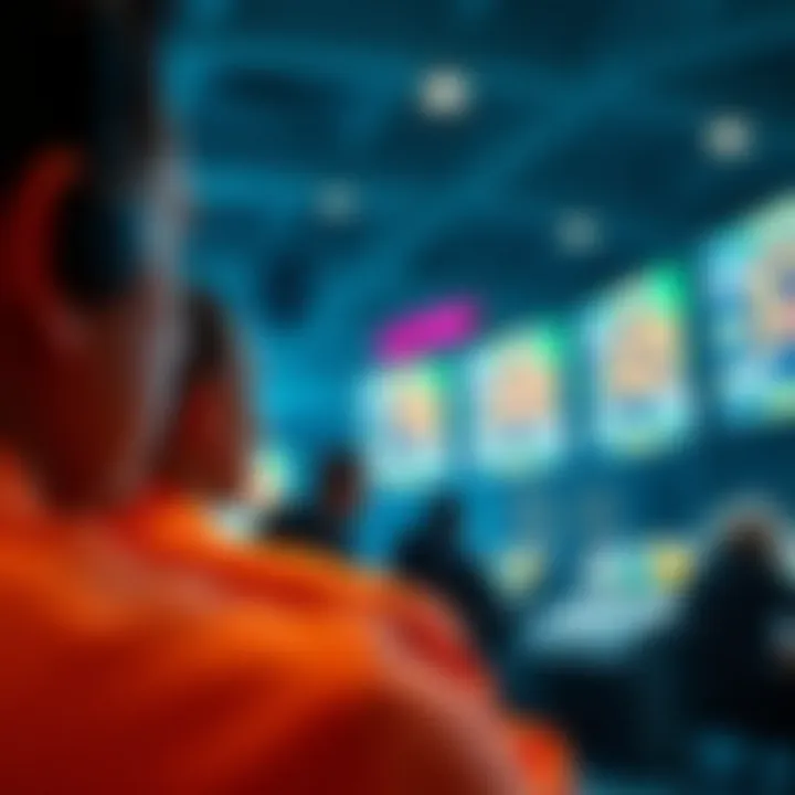Futuristic depiction of lottery trends and technology