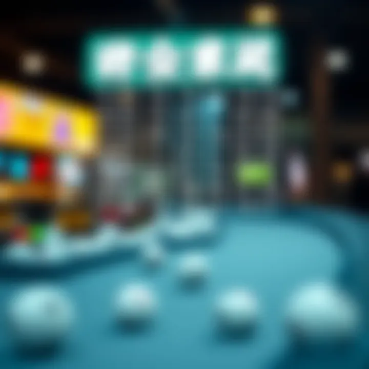 Visual representation of number patterns in lottery