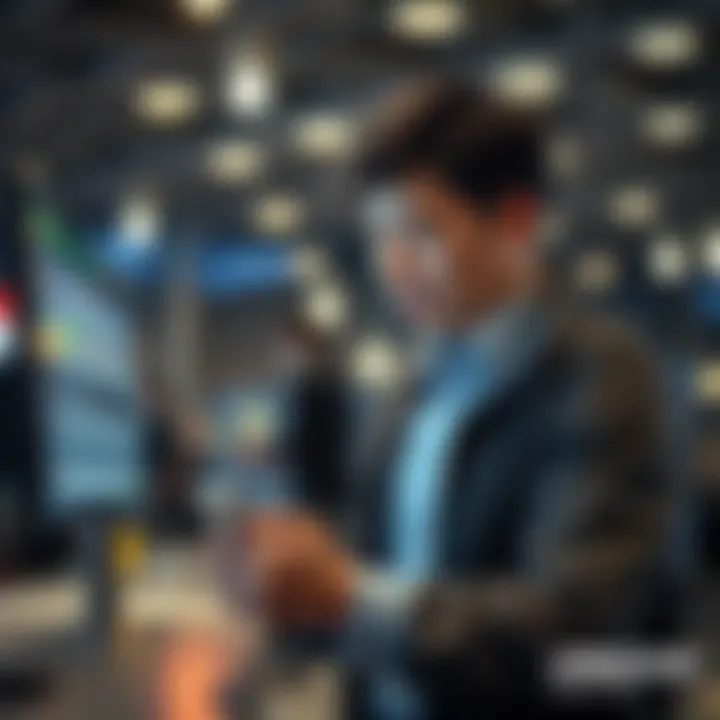 User engaging with betting platform