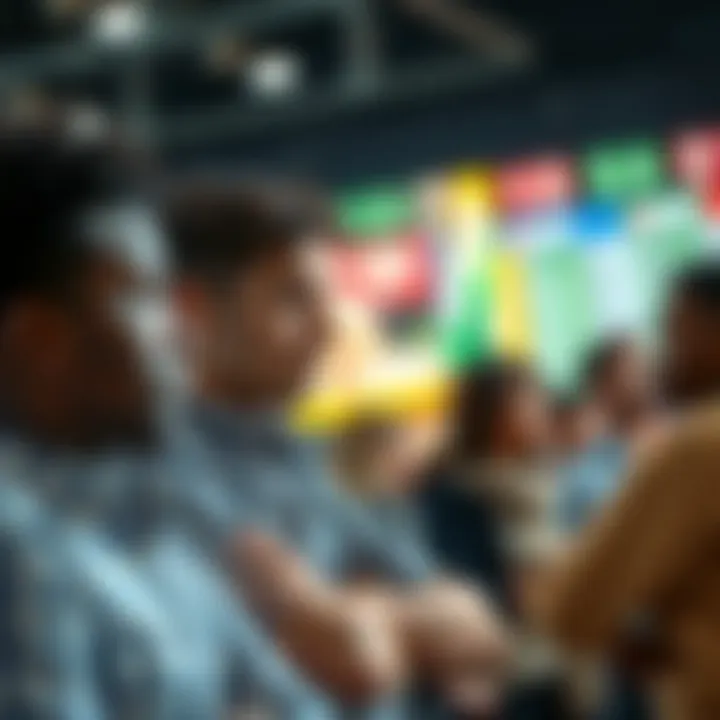 An engaging graphic of diverse individuals contemplating their lottery and betting decisions