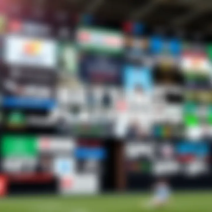 Collage of popular betting platforms