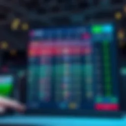 Dynamic interface of a betting platform showcasing live odds