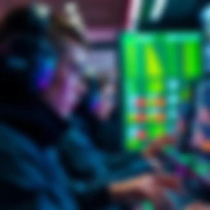 Visualizing user engagement in lottery systems