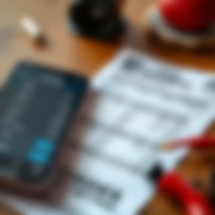 Understanding the Game: Insights into Sports Betting A close-up view of a sports betting slip alongside a smartphone displaying live odds