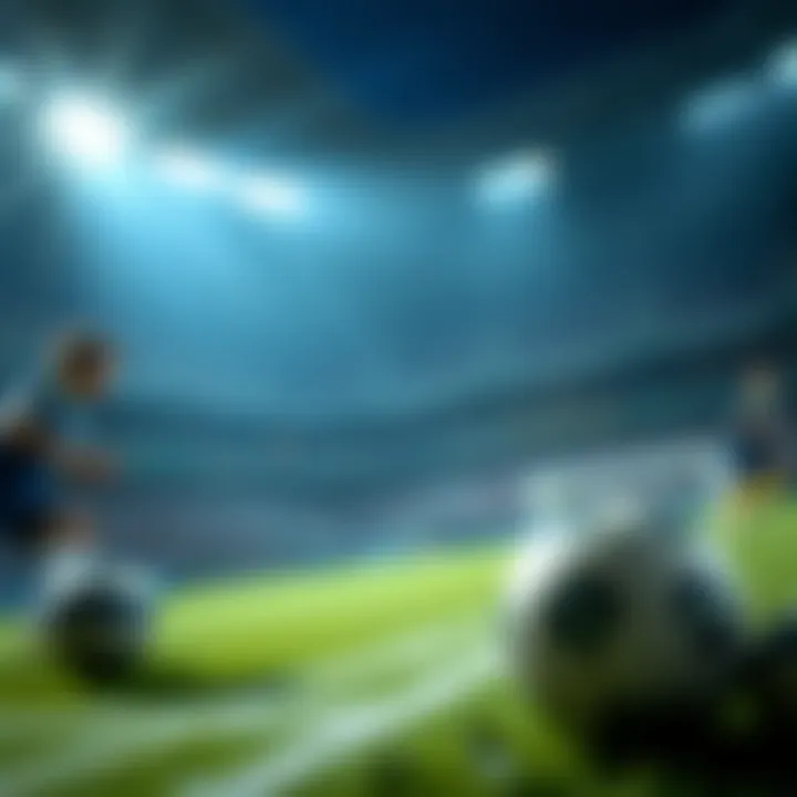 Conceptual illustration of sports betting strategies