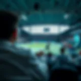 Live tennis match broadcasting