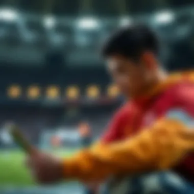 Engaging with Tosspeed's Features User interacting with the Tosspeed platform