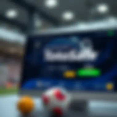 Secure betting platform interface